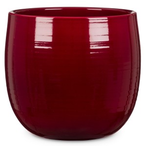 Osłonka na doniczkę 765 ciemna czerwień 28 Scheurich Dark Red