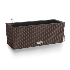 Skrzynka z systemem nawadniania Lechuza Balconera 50 Cottage technorattan brązowa