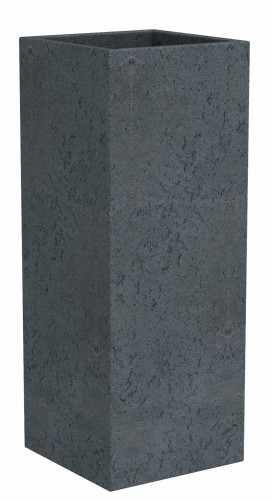 Wysoka doniczka słupek imitacja betonu architektonicznego C-Cube antracyt.jpg