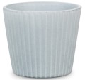 Mała osłonka ceramiczna Scheurich do kaktusów sukulentów małych roślin szary kamień pionowy.jpg