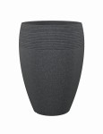 Wysoka donica Scheurich Lineo High 65 Schwarz Granit czarny granit antracytowa