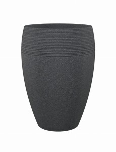 Wysoka donica Scheurich Lineo High 65 Schwarz Granit czarny granit antracytowa
