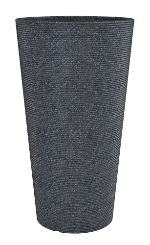 Scheurich Coneo High czarny granit wysoka donica tarasowa.jpg