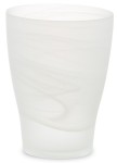 Szklana osłonka do storczyka biała matowa 309 Snow Twirl Scheurich