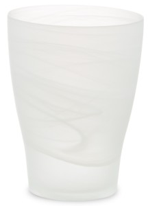 Szklana osłonka do storczyka biała matowa 309 Snow Twirl Scheurich