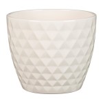 Osłonka na doniczkę 832 Crystal kość słoniowa 14 Bone White Scheurich