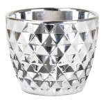 Lustrzana osłonka na doniczkę 832 Crystal 16 Mirror Silver Scheurich