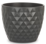Nowoczesna osłonka na doniczkę Crystal 832 antracytowa 18 Anthrazit Scheurich