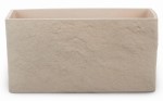 Prostokątna kamienna osłonka Scheurich 470 taupe stone beżowa