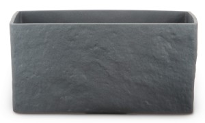 Prostokątna kamienna osłonka Scheurich 470 Graphite Stone ciemnoszara