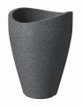 Scheurich Wave Globe High doniczka czarny granit.jpg