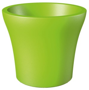 Limonkowa donica do salonu i na taras Scheurich No1 Style 40 Pure Lime