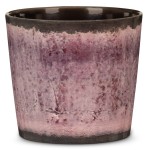 Fioletowa osłonka na doniczkę 870 Malva Glaze 11. Ceramiczne osłonki na doniczki Scheurich. 