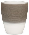 Brązowo-kremowa osłonka do storczyka 650 Espresso Cream 15 Scheurich