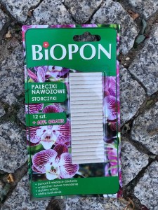 Pałeczki nawozowe do storczyków Biopon 20 szt. >>> trzy miesiące działania