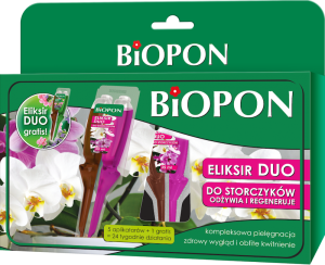 Eliksir DUO do storczyków nawóz i regenerator Biopon 5 plus 1 gratis  >>>  zasilanie i szybka regeneracja storczyków