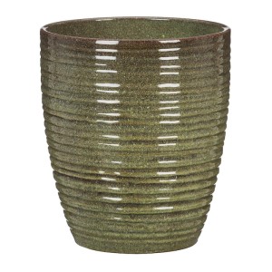 Zielona osłonka ceramiczna na storczyka Scheurich 669 Wild Jungle 14 