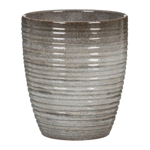 Szara osłonka ceramiczna na storczyka Scheurich 669 Wild Ice 14