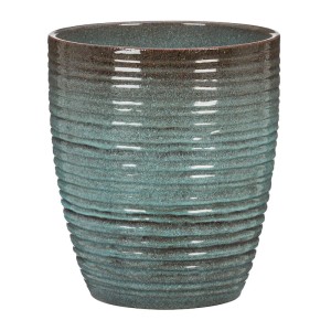 Niebieska osłonka ceramiczna na storczyka Scheurich 669 Wild Sea 14 