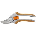 Luksusowy sekator ogrodowy nożycowy Fiskars Quantum >>> rączki z aluminium i korka