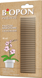 Pałeczki nawozowe z biohumusem do roślin doniczkowych i balkonowych Biopon Natural 30 szt. >>> naturalny nawóz