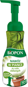 Gotowy nawóz w piance do roślin zielonych Biopon 170 dawek