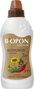 Uniwersalny nawóz do roślin ozdobnych w 100% naturalny  >>>  Biopon Natural Biohumus 0,5l