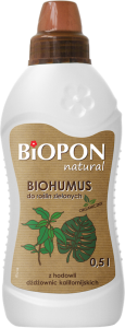 Biopon Natural Biohumus do roślin zielonych 0,5 l >>> organiczny nawóz, zdrowe rośliny