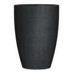 Wysoka donica Scheurich Barceo High Stony Black >>> czarny granit, antracytowa 54 cm