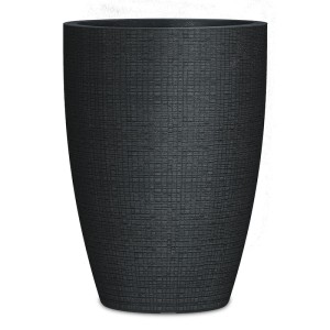 Wysoka donica Scheurich Barceo High Stony Black >>> czarny granit, antracytowa 54 cm
