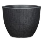 Donica ogrodowa Scheurich Barceo 30 Stony Black >>> czarny granit, antracytowa