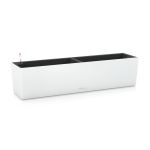 Biała skrzynka balkonowa z nawadnianiem Lechuza Balconera Color 80 White