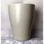 Duża szara osłonka na doniczkę 608 XXL 34 Scheurich Grey Elegance