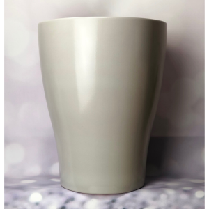 Duża szara osłonka na doniczkę 608 XXL 34 Scheurich Grey Elegance