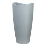 Wysoka donica Scheurich Wave Globe Cubo High 60 Stony Grey szara