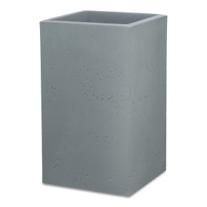 Wysoka donica słupek Scheurich C-Cube High Stony Grey 48 szara jak betonowa