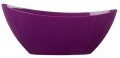 Misa łódka na kwiaty zioła storczyki fioletowa Scheurich Wave Home 230 Bright Lilac.jpg