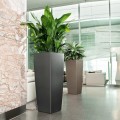 ciemnoszara-wysoka-donica-z-nawadnianiem-lechuza-cubico-alto-105-cm-Aspidistria-elatior-Aglaonema.jpg