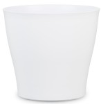 Biała osłonka na doniczkę Scheurich 328 Pure White 13 matowa 