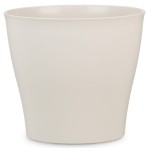 Beżowa osłonka na doniczkę Scheurich 328 Pure Sesame 15