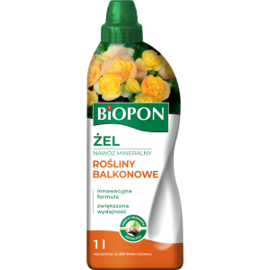 Wydajny żel do roślin balkonowych >>> Biopon nawóz mineralny 0,5 l