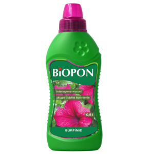 Specjalistyczny nawóz do surfinii Biopon 0,5 l >>> intensywny wzrost, bujne kwitnienie