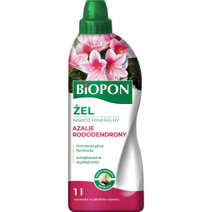 Nawóz do różaneczników i azalii Biopon żel 0,5 l >>> zdrowe rośliny, piękne kwiaty
