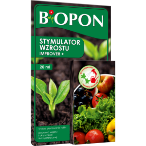 Biopon stymulator wzrostu Improver+>>> zdrowe rośliny, większe plony