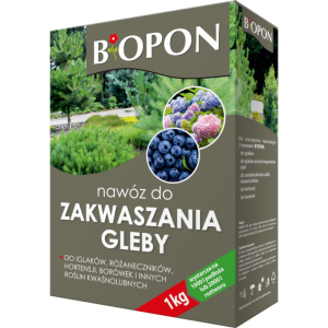 Nawóz do zakwaszania gleby Biopon >>> do iglaków, wrzosów, rododendronów, borówek