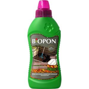 Komposter Biopon  w płynie 0,5 l  >>> przyspiesza kompostowanie