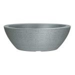 Szara podłużna doniczka łódka Scheurich Barceo Jardiniere Stony Grey >>> szary kamień