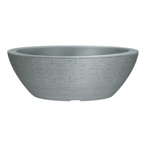 Szara podłużna doniczka łódka Scheurich Barceo Jardiniere Stony Grey >>> szary kamień