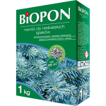 Nawóz do niebieskich iglaków Biopon 1 kg •  wzmacnia wybarwienie