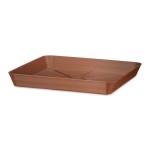 Kwadratowa podstawka pod doniczkę Scheurich Lars 330/30 Terracotta terakota